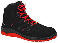 Thumbnail for ELTEN Sicherheitsschuhe MADDOX black-red Mid ESD S3, Herren, Textil, Stahlkappe, leicht, sportlich, Schwarz/Rot, im Sale