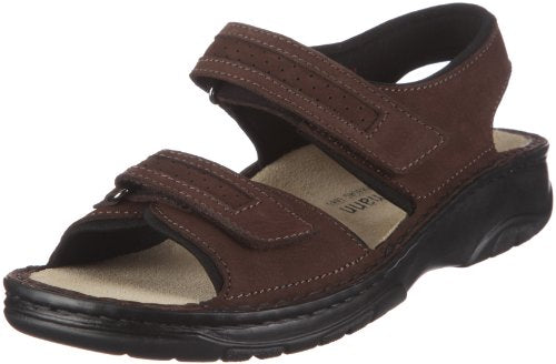 Berkemann Fabian Herren Offene Sandalen mit Keilabsatz, Braun (mokka 437), 39.5