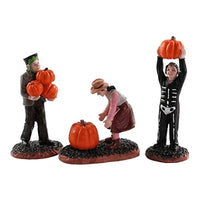 Thumbnail for Lemax - Pumpkin Pickers - Set of 3