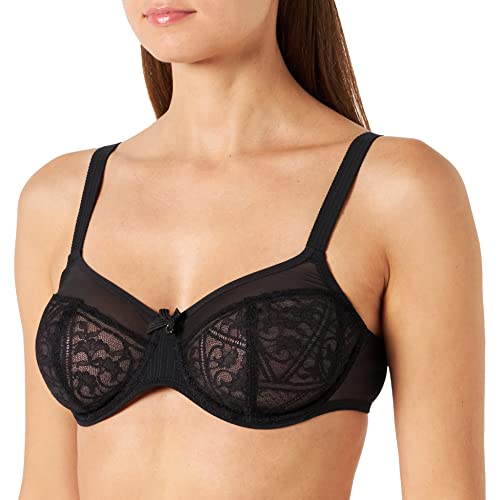 Chantelle ALTO, Sehr Bedeckender Bügel-BH, Damen Unterwäsche, Schwarz, 80 / 80D im Sale