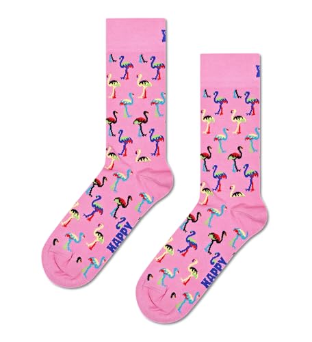 Happy Socks Mixte Flamingo Calcetines, Multicolore, 36-40 EU im Sale