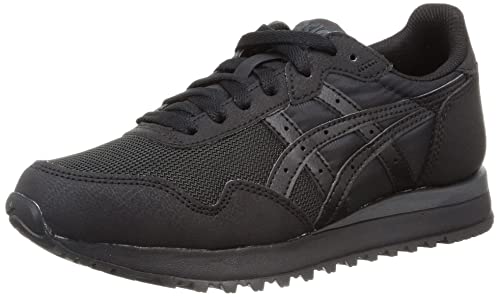 ASICS Herren Tiger Runner II Sneaker, Schwarz Schwarz, EU im Sale