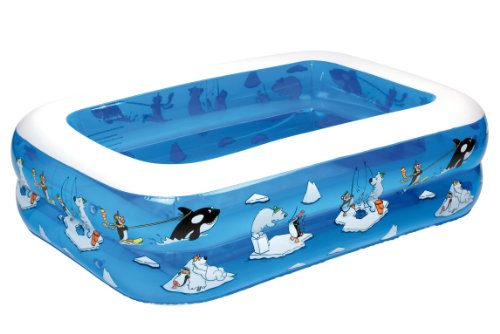 friedola 12450 - My First Pool Arctic 136 x 96 x 38 cm, Rechteckig, Mehrfarbig