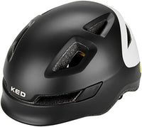 Thumbnail for KED Unisex Jugend POP Fahrradhelm, Black White, M | 52-56cm