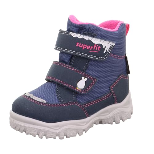 Superfit Mädchen HUSKY1 warm gefütterte Sympatex Stiefel, BLAU/PINK 8010 im Sale