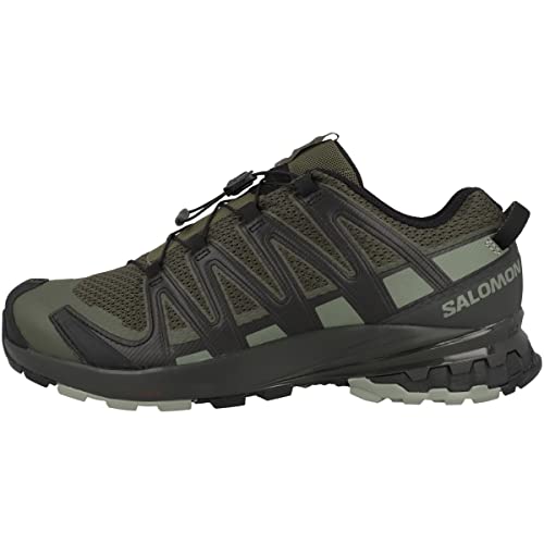 Salomon XA Pro 3D V8 Herren Trailrunning-Schuhe, Braun (Grape Leaf/Peat/Shadow), 40 2/3 EU im Sale