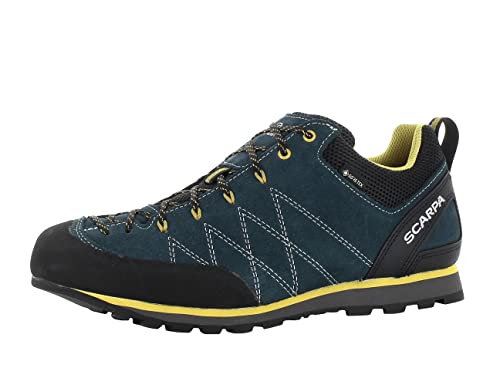 Scarpa Crux GTX, 45.5/45.5 EU, Petrol/Mustard im Sale