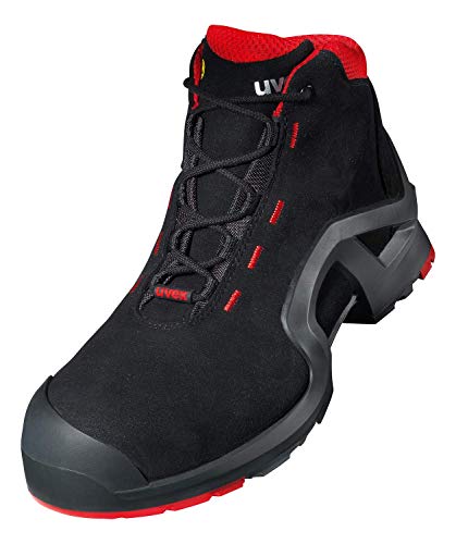 Uvex 1 X-Tended Support Arbeitsstiefel - Sicherheitsstiefel S3 SRC ESD - Rot-Schwarz, im Sale