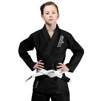 Thumbnail for Venum, Contender Kinder BJJ Kampfanzug (Free Weiß belt included), Unisex Kinder, C1, Schwarz im Sale