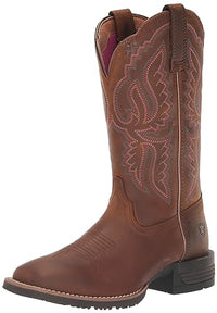 Thumbnail for ARIAT Damen Hybrid Ranchwork, 39, distressed tan