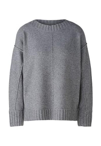 Thumbnail for Oui Damen Pullover Wollmischung lässig geschnitten Uni Freizeit Rundhals Blende Wollmischung im Sale