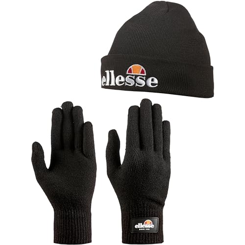 Ellesse Unisex Hut und Handschuhe Set Velly & Bubb Gift Pack im Sale