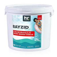 Thumbnail for Bayzid Chlorgranulat für Pool 1 x 5kg - 56% Aktivchlorgehalt zur Schnellen Anhebung des Chlorgehaltes - Bekämpft Keime & Bakterien - Leicht Löslich Schwimmbad