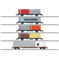 Thumbnail for Märklin 47680 H0 Containerwagen-Set der DB, MHI