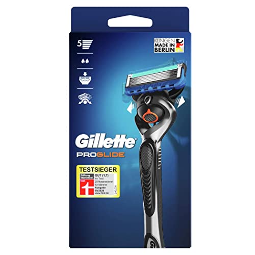 Gillette ProGlide Nassrasierer Herren, Rasierer + 1 Rasierklinge mit 5-fach Klinge, Geschenk Männer im Sale