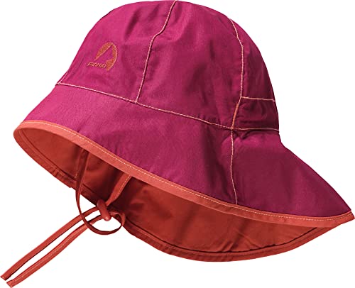 Finkid Ranta Sport Rot - Wasserabweisende leichte Kinder Baumwoll Mütze, Größe 50 - Farbe Beet Red - Chili