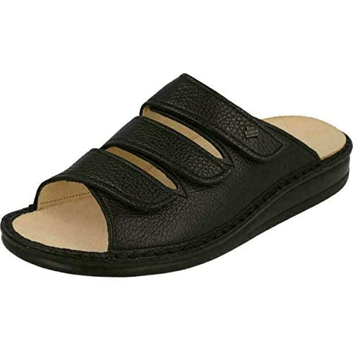 Finn Comfort Unisex-Erwachsene Korfu Sandalen, Schwarz