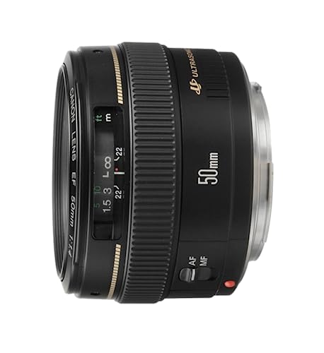 Canon EF 50mm F1.4 USM Standardobjektiv (58mm Filtergewinde) schwarz im Sale