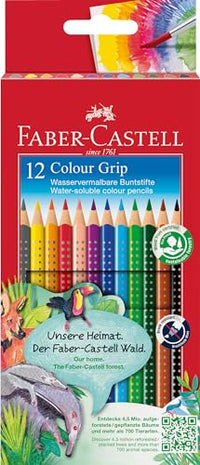 Thumbnail for Faber-Castell 112412 - Buntstifte Set Colour Grip, 12er Kartonetui