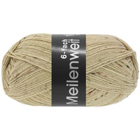 Thumbnail for Lana Grossa MEILENWEIT 6-Fach 150g Tweed 9247 - Beige im Sale