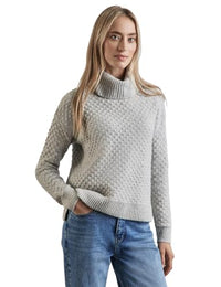 Thumbnail for STREET ONE Fluffy roll-Neck Sweater_Structure im Sale