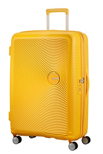 American Tourister Soundbox - Spinner Erweiterbar Koffer, 67 cm, 81 L, Schwarz (Bass Black) im Sale