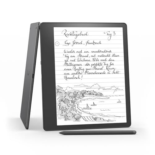 Kindle Scribe (32 GB) – der erste Kindle, der auch ein digitales Notizbuch ist – mit Paperwhite-Bildschirm (10,2 Zoll, 300 ppi) und Premium-Eingabestift