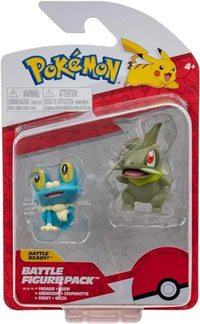 Thumbnail for Pokémon PKW2645 - Battle Figure Pack - Milza & Froxy, offizielle detaillierte Figuren, je 5 cm im Sale