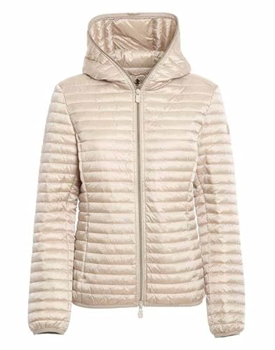 Save The Duck Alexa Hooded Jacket D33620W Iris18 Damen Kapuzen Jacke (Shore Beige (40034), L(3)) im Sale