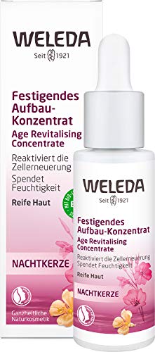 WELEDA Bio Nachtkerze Festigendes Aufbau-Konzentrat - strukturierendes Naturkosmetik Feuchtigkeits Serum, reaktiviert die Zellerneuerung, Intensiv-Pflege zur Minderung von Falten (1 x 30 ml)