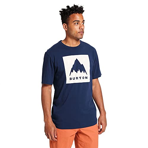 Burton Herren Classic Mountain High T Shirt, Dress Blue, im Sale