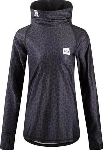 Eivy Damen Icecold Longsleeve, Black Leopard, im Sale