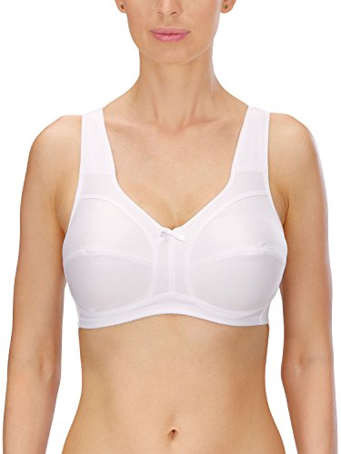 Naturana Damen, Gepolstert, BH, Soft Cup Bra, Weiß, 90B (Herstellergröße: 40B) im Sale