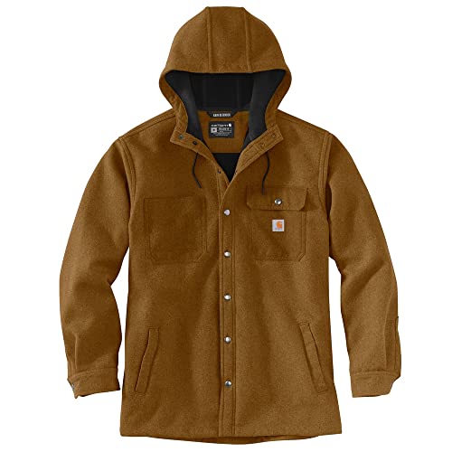 Carhartt Wind and Rain Bonded Jacke Brown, Größe: XXL im Sale