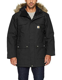 Thumbnail for Carhartt Herren Quick Duck Sawtooth Parka COAT, Schwarz,  EU im Sale