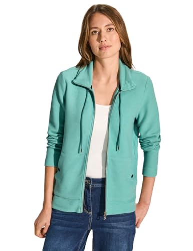 CECIL Damen B321766 Strukturkjacke, universal Blue, Medium im Sale