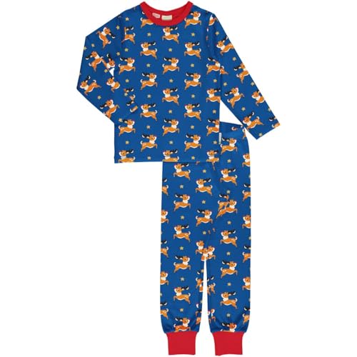 Maxomorra Kinder Schlafanzug Rentier GOTS Pyjama Reindeer (110/116) im Sale