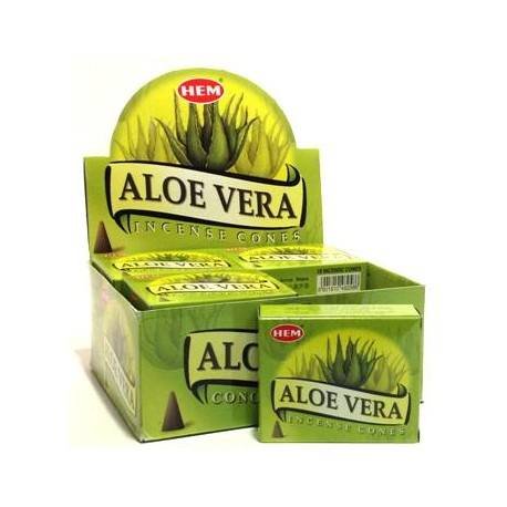 Saum Aloe-Vera Räucherkegel 10 Kegel multi