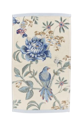 PiP Studio Secret Garden Gästehandtuch whiteblue 30x50cm (1 Stück) BH im Sale