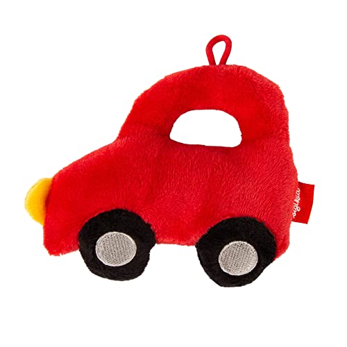 Sigikid Greifling Auto, RedStars Babyspielzeug mit Rassel: greifen, entdecken, spielen, für Babys ab Geburt, Art.-Nr. 42874, rot, 13x10x4 cm im Sale