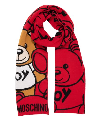 Moschino damen Wollschal red im Sale