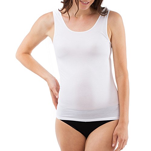 Schöller Damen Shirt ohne Arm Micro-Modal 3er Pack im Sale