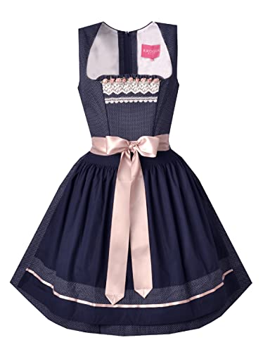 Krüger Dirndl Mini Marina dunkelblau, Gr. 34