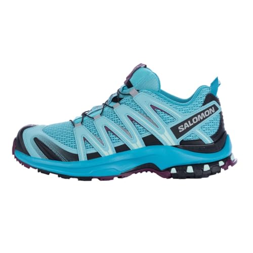 Salomon XA Pro 3D Damen Trailrunning- und Wanderschuhe, Outdoor-bereit, Grip, Langlebiger Schutz, Blue Curacao, 45 1/3 im Sale