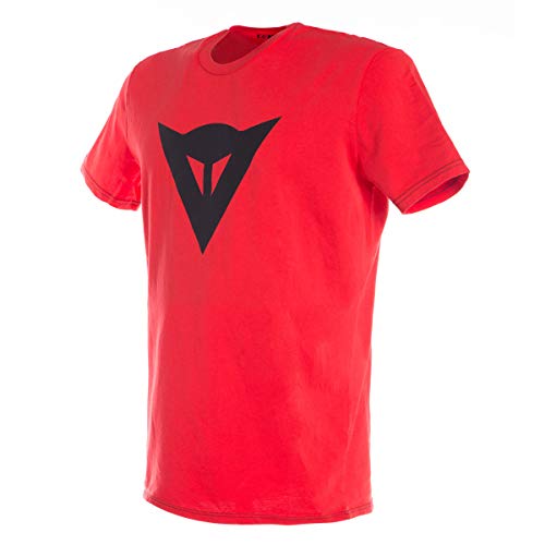 Dainese - Speed Demon T-Shirt, Herren T-Shirt mit Kurzen Ärmeln, Trikot mit Speed Demon Logo für Erwachsene, aus 100% Baumwolle, Weich und Cool, Klassischen Stil, Rot/Schwarz im Sale