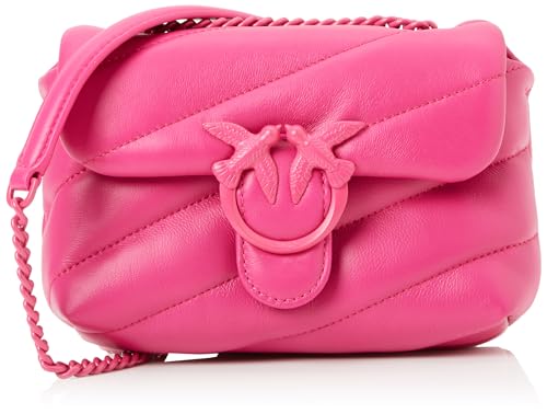 Pinko Damen Love Puff Baby C Sheep Nappa Tasche, N17b_pink Block Color im Sale