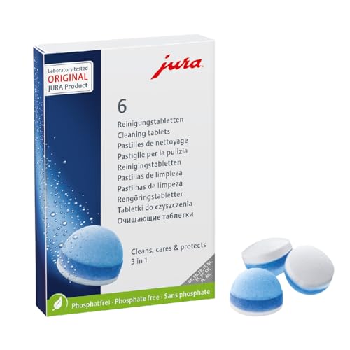 JURA original - 3-Phasen-Reinigungstabletten für 6 Reinigungen - TÜV-zertifizierte Hygiene - 6 Stück - 24225 im Sale