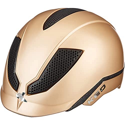 KED Unisex Jugend Pina Fahrradhelm, Gold matt, M (51-56cm) im Sale