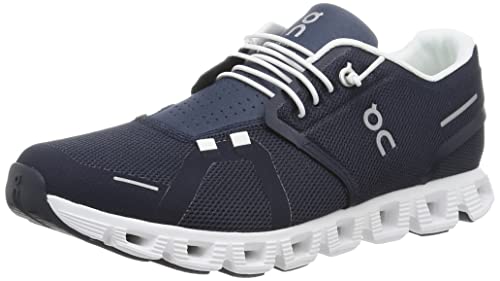 On Herren Cloud 5 Sneaker, Midnight/Weiß, 44.5 EU im Sale