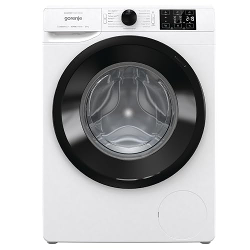 Gorenje WNEI 74 ADPS Waschmaschine mit Dampffunktion / 7 kg / 1400 U/min /16 Programme Inverter Motor/Edelstahltrommel/AquaStop/Kindersicherung/SterilTub/Weiß im Sale